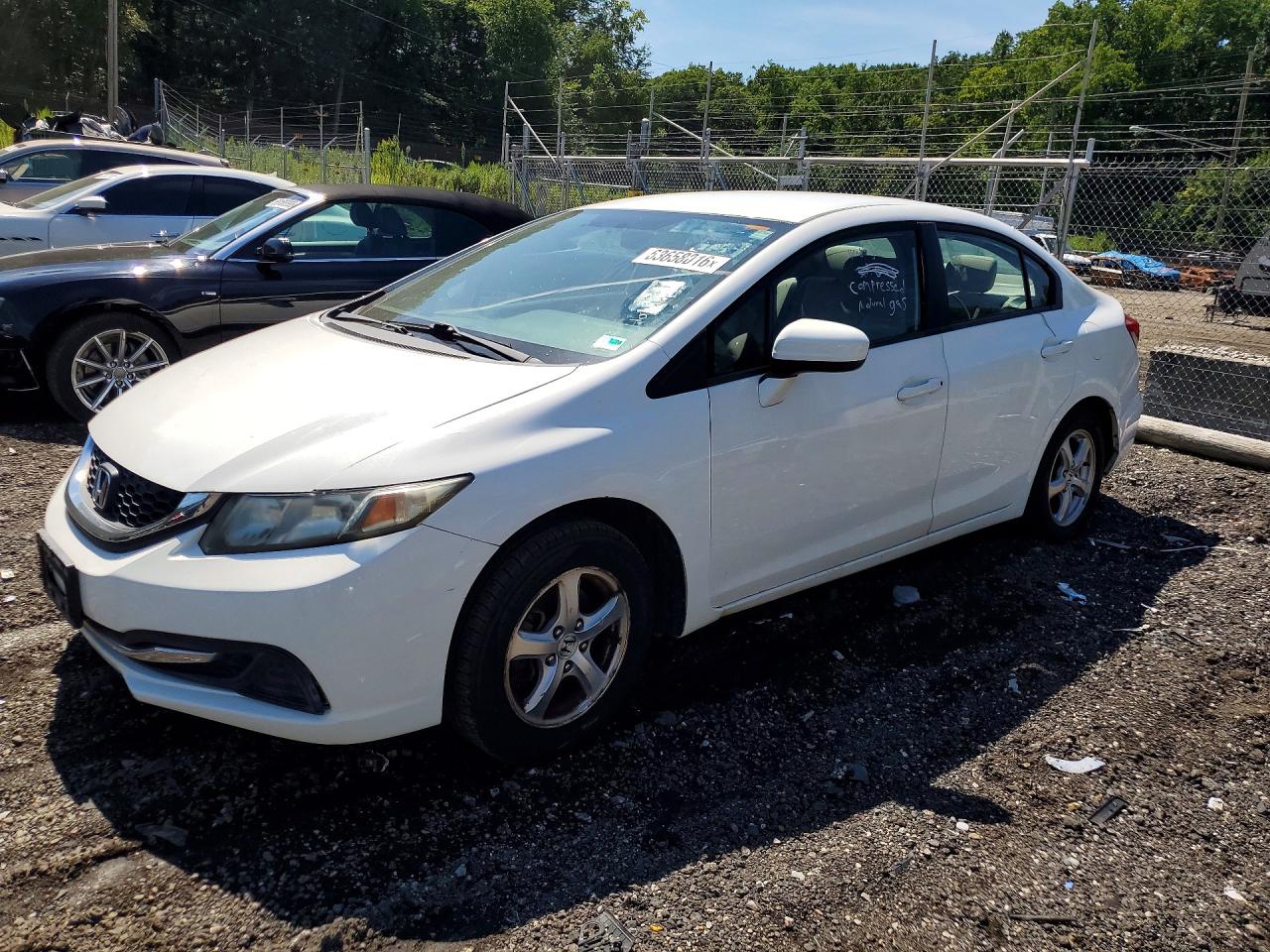 2014 Honda Civic CNG, VIN 19XFB5F54EE000246 — Minor dents and scratches