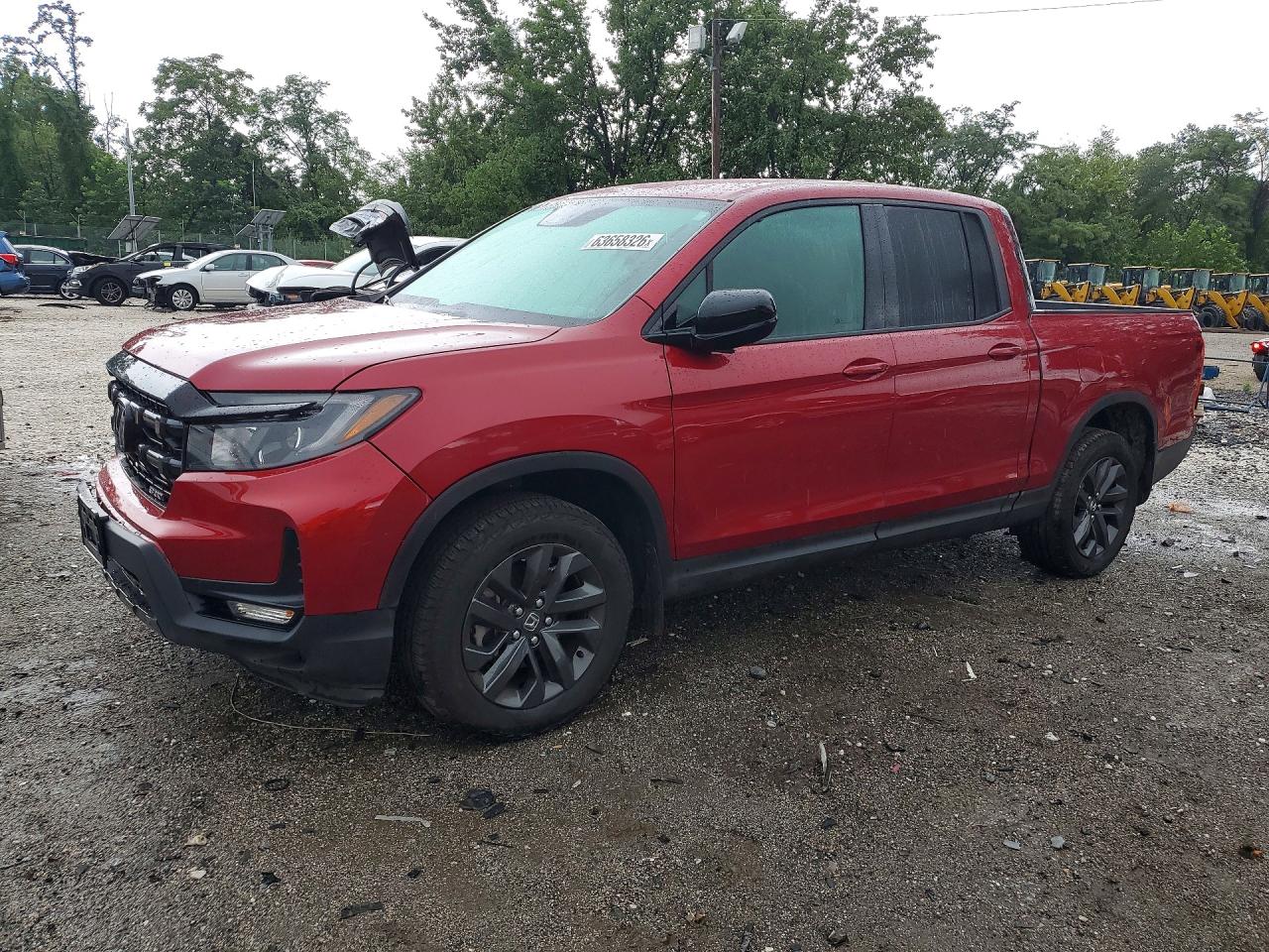 2025 Honda Ridgeline Sport, VIN 5FPYK3F18SB007238 — Перед