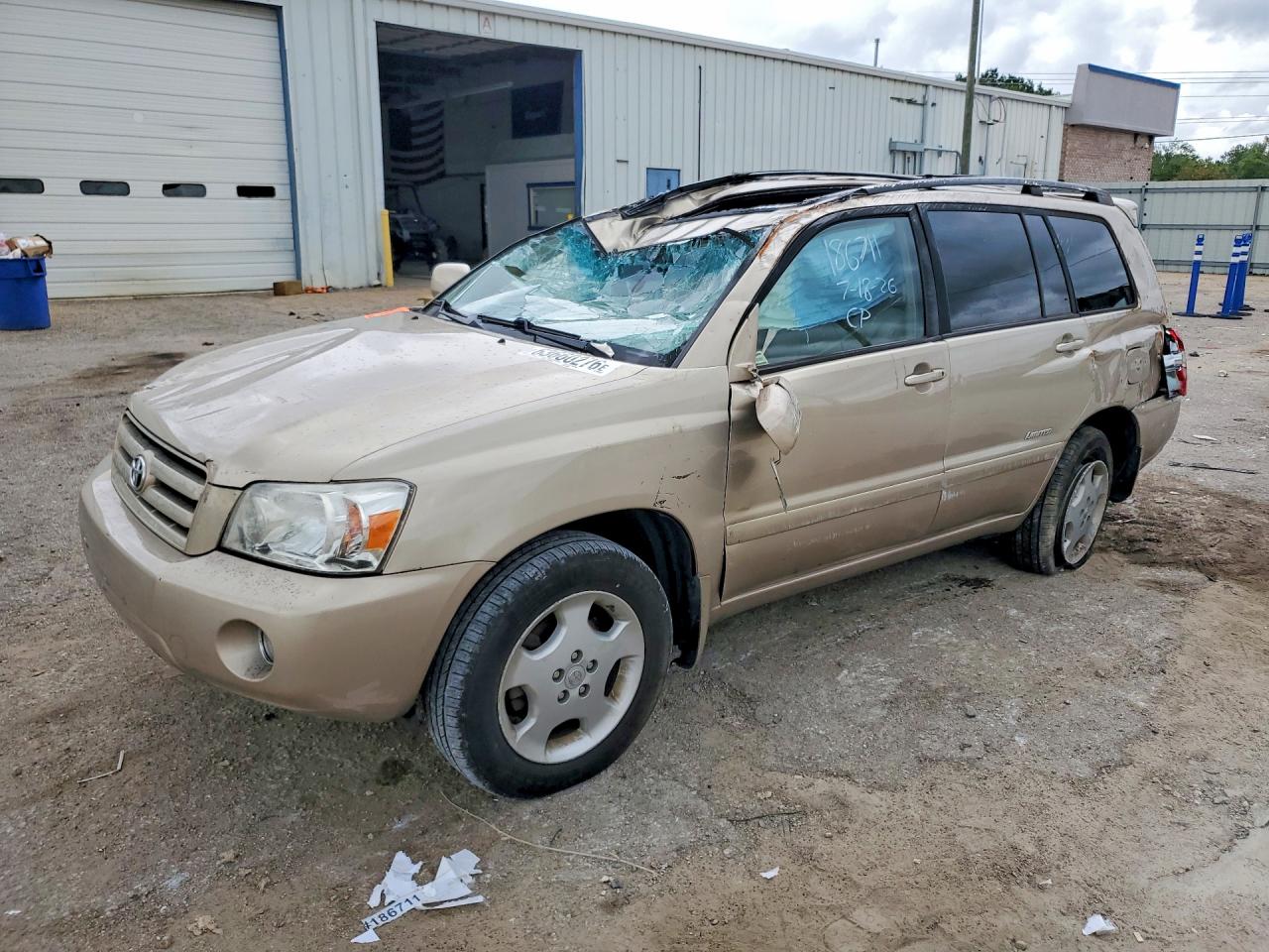 2007 Toyota Highlander Limited, VIN JTEEP21A770206233 — All over