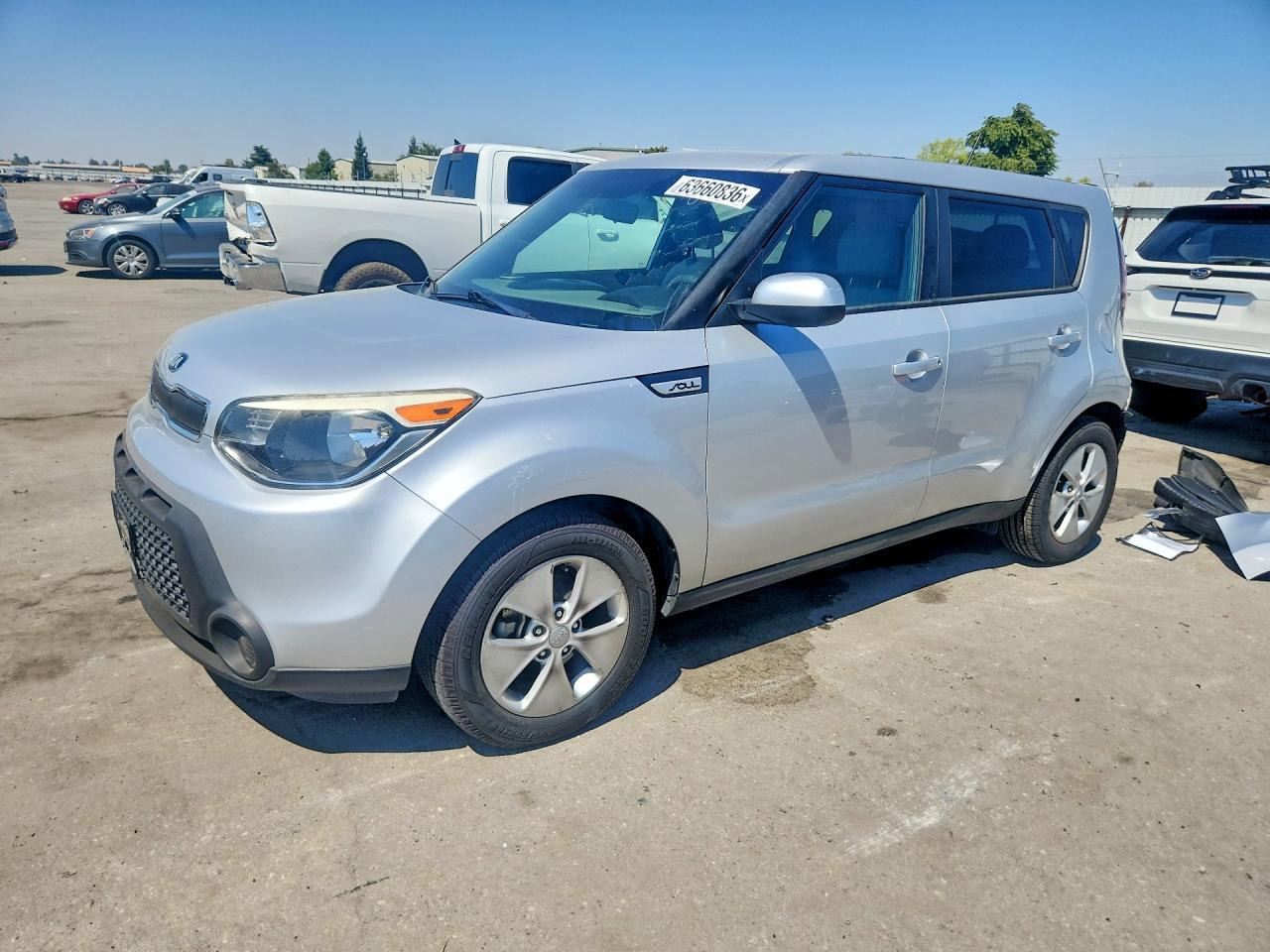2015 Kia Soul, VIN KNDJN2A29F7805500 — Rear end