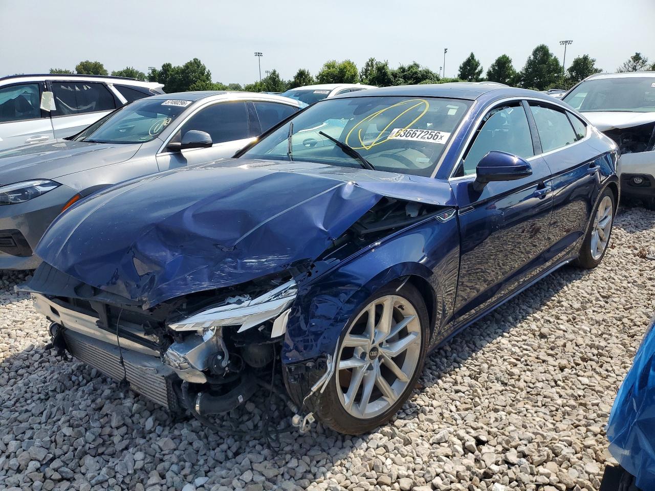 2024 Audi A5 Sportback S line Premium Plus, VIN WAUFACF55RA097888 — Front end