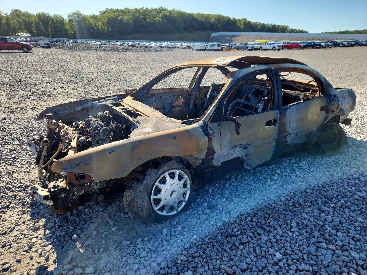 2004 Buick LeSabre Custom, VIN 1G4HP52K844114364 — Пожар