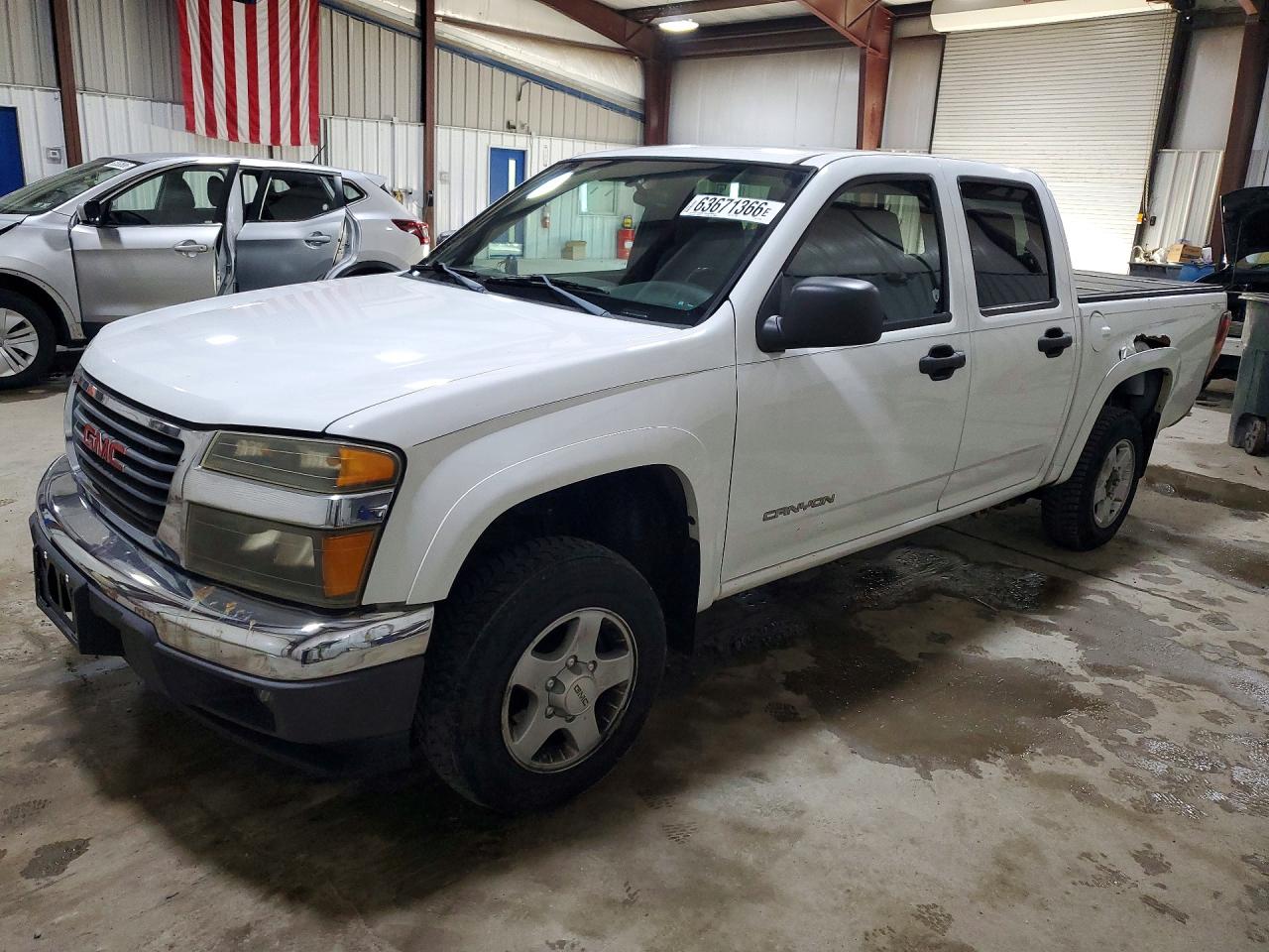 2004 GMC Canyon 1SB SLE Z85, VIN 1GTDT136748179160 — Бок