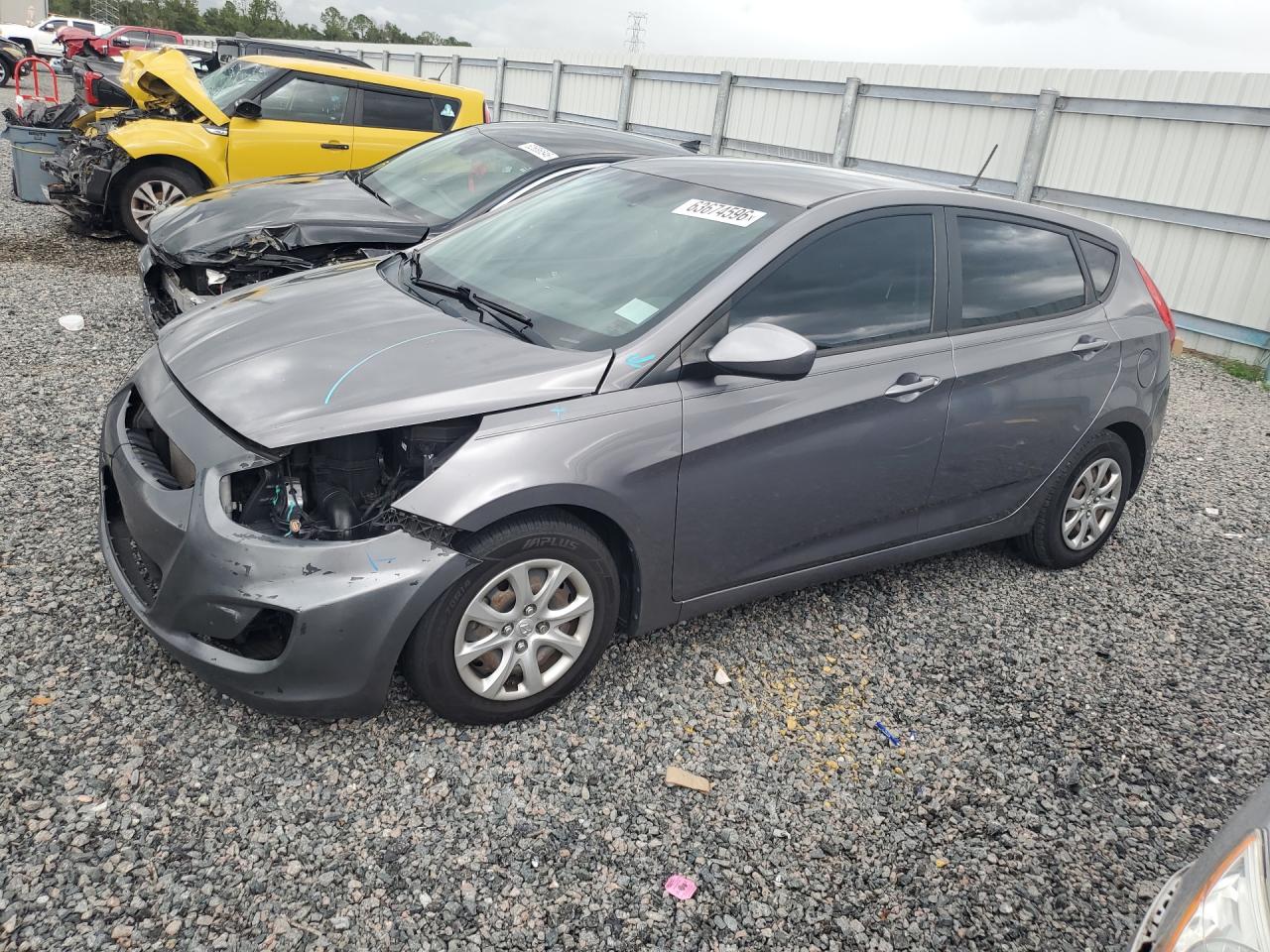 2014 Hyundai Accent GS, VIN KMHCT5AEXEU188629 — Перед