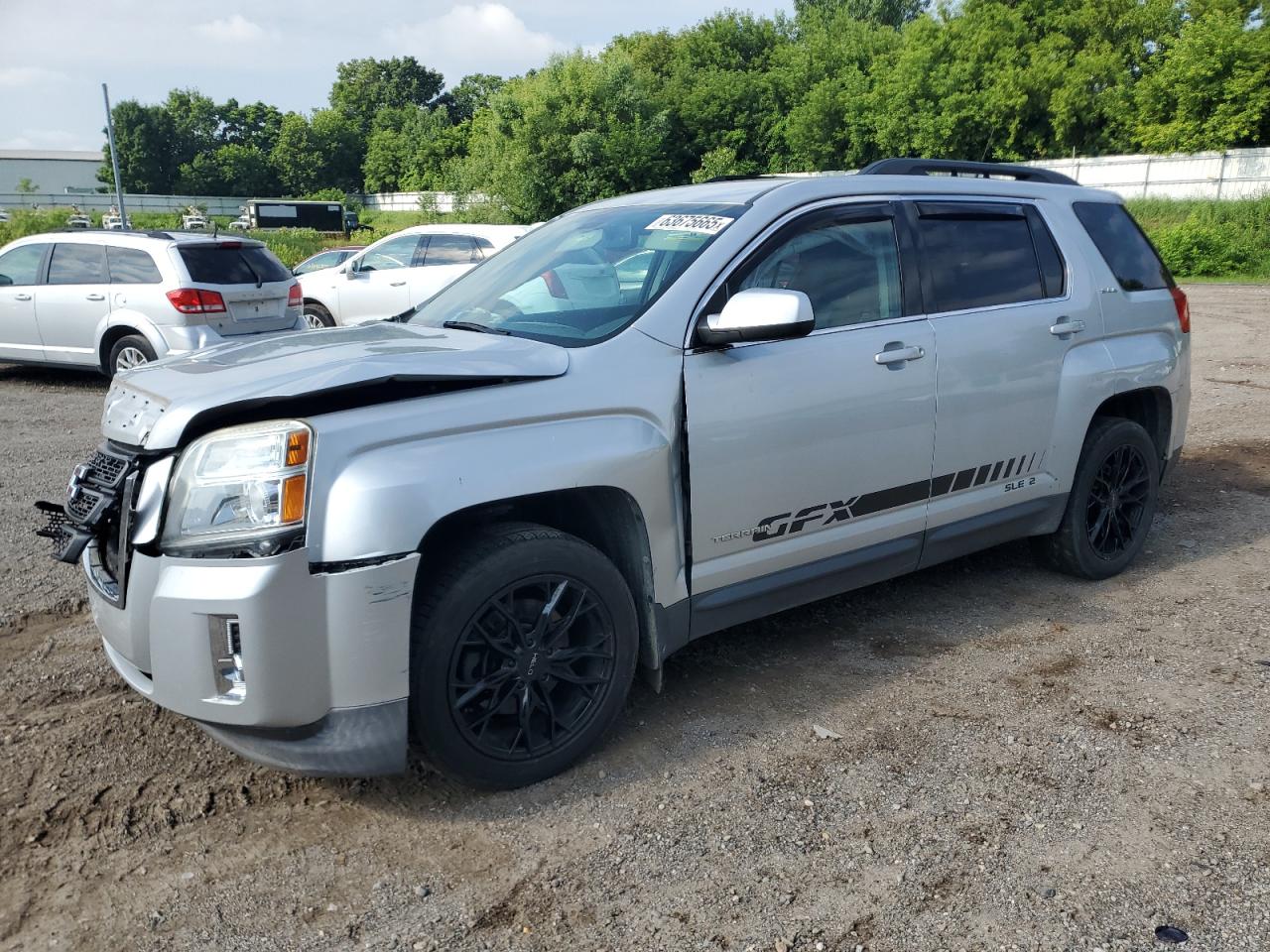 2011 GMC Terrain SLE-2, VIN 2CTFLTEC7B6437787 — Front end