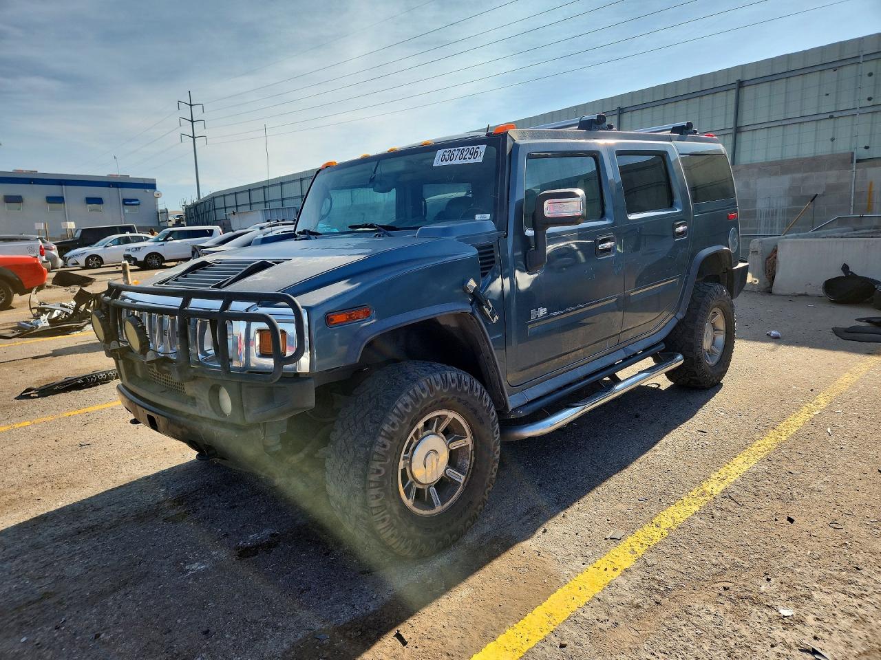 2005 Hummer H2 SUV, VIN 5GRGN23U15H116518 — Vandalism