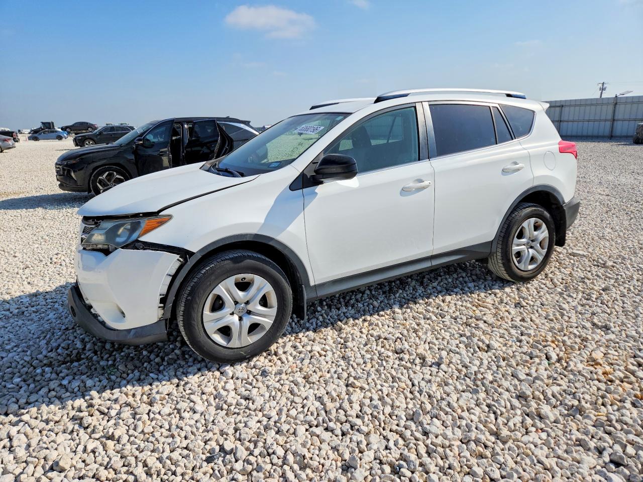 2013 Toyota RAV4 LE, VIN JTMZFREV3DD021034 — Front end