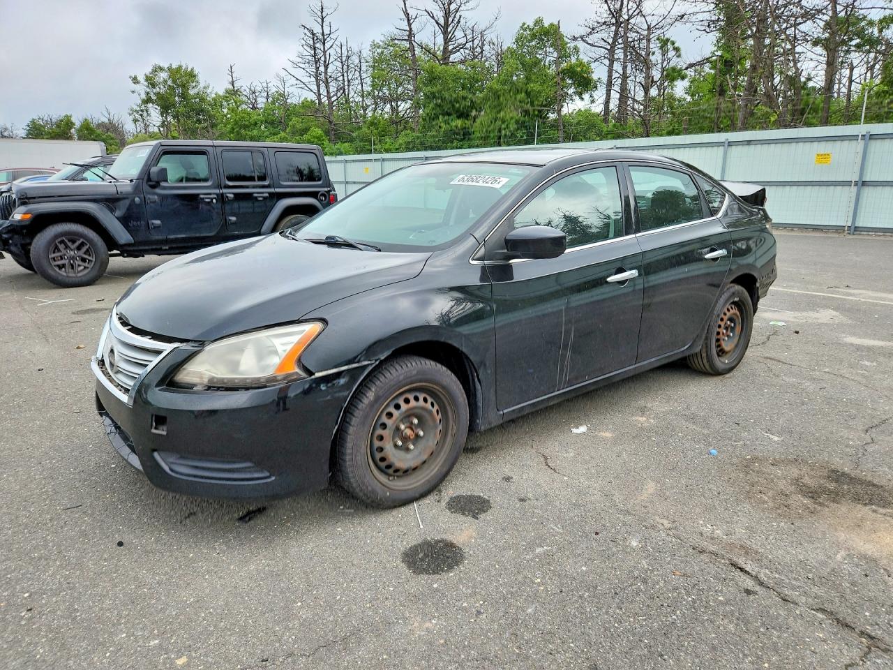 2015 Nissan Sentra SR, VIN 3N1AB7AP3FY283191 — Rear end