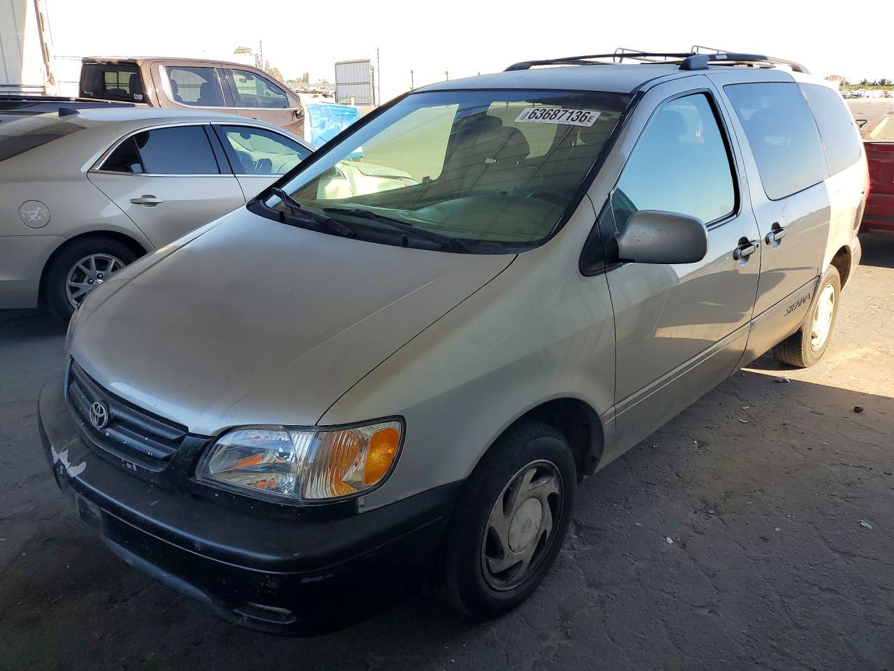 2003 Toyota Sienna LE, VIN 4T3ZF13C63U518082 — Rear end