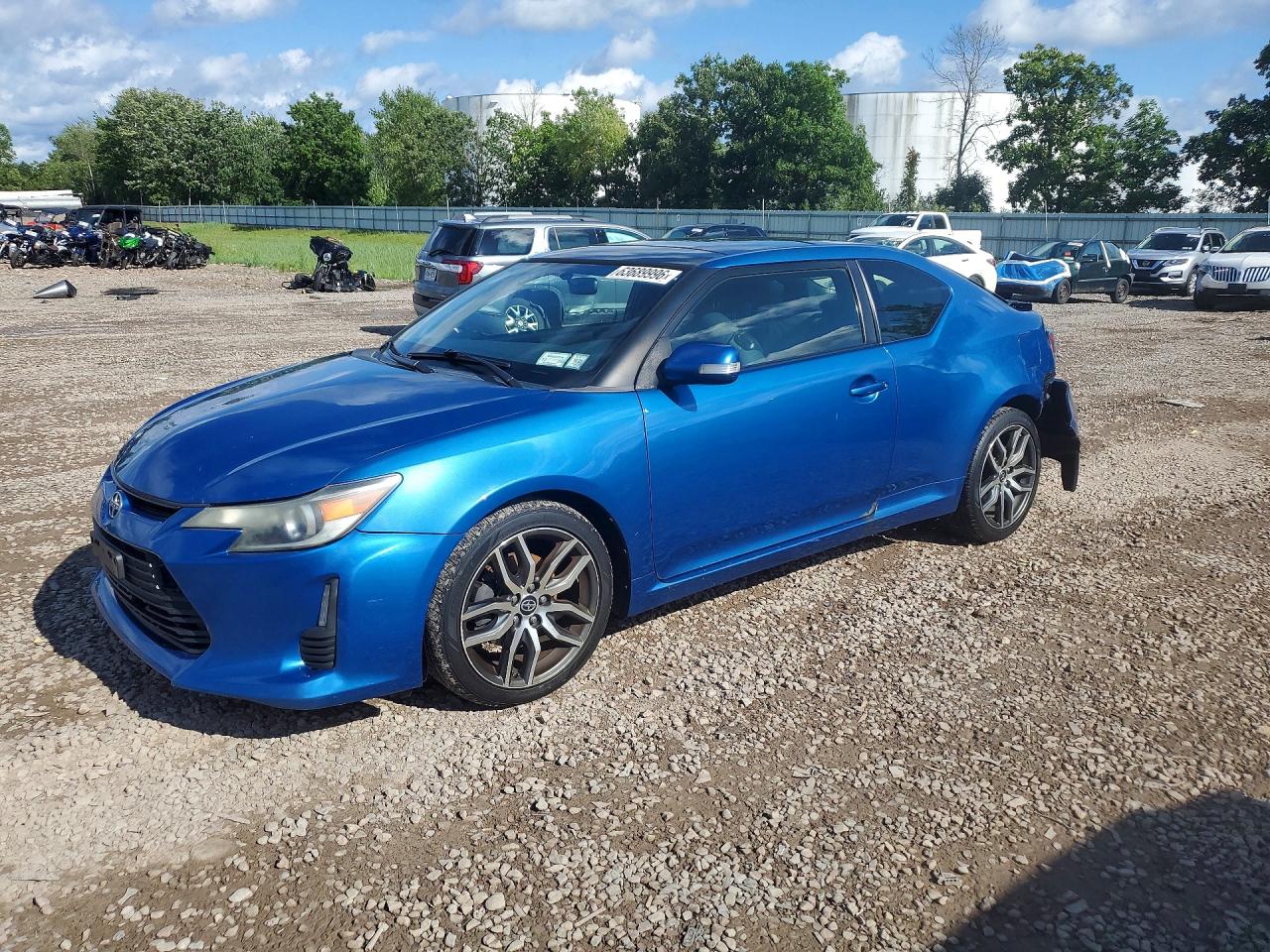 2015 Scion tC, VIN JTKJF5C72FJ000506 — Rear end