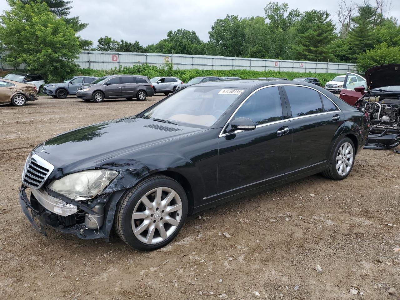 2007 Mercedes-Benz S 550, VIN WDDNG71X47A076997 — Front end