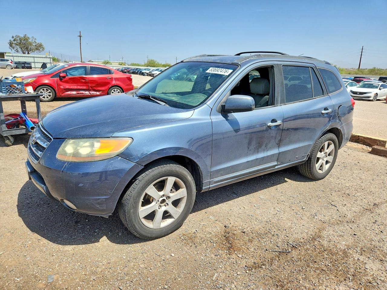 2007 Hyundai Santa Fe SE, VIN 5NMSH13E47H066785 — Water / flood