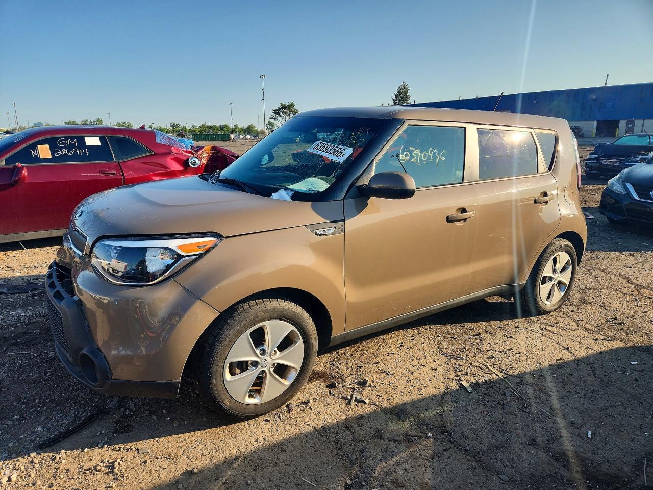2014 Kia Soul, VIN KNDJN2A21E7008673 — Front end