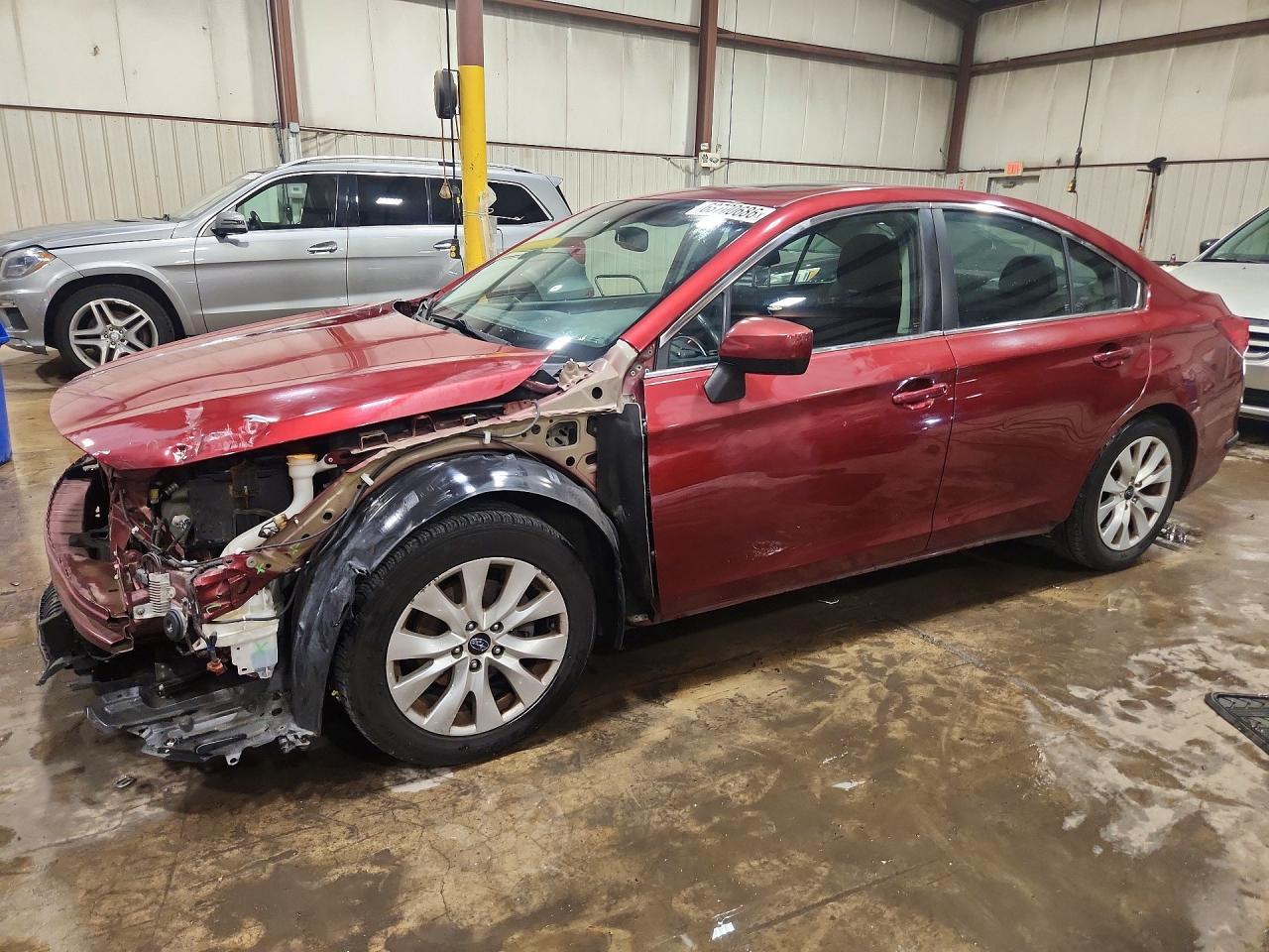 2016 Subaru Legacy Premium, VIN 4S3BNAD65G3064171 — Front end