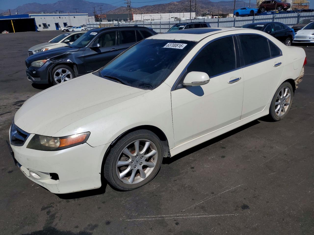 2006 Acura TSX, VIN JH4CL96856C034124 — Зад