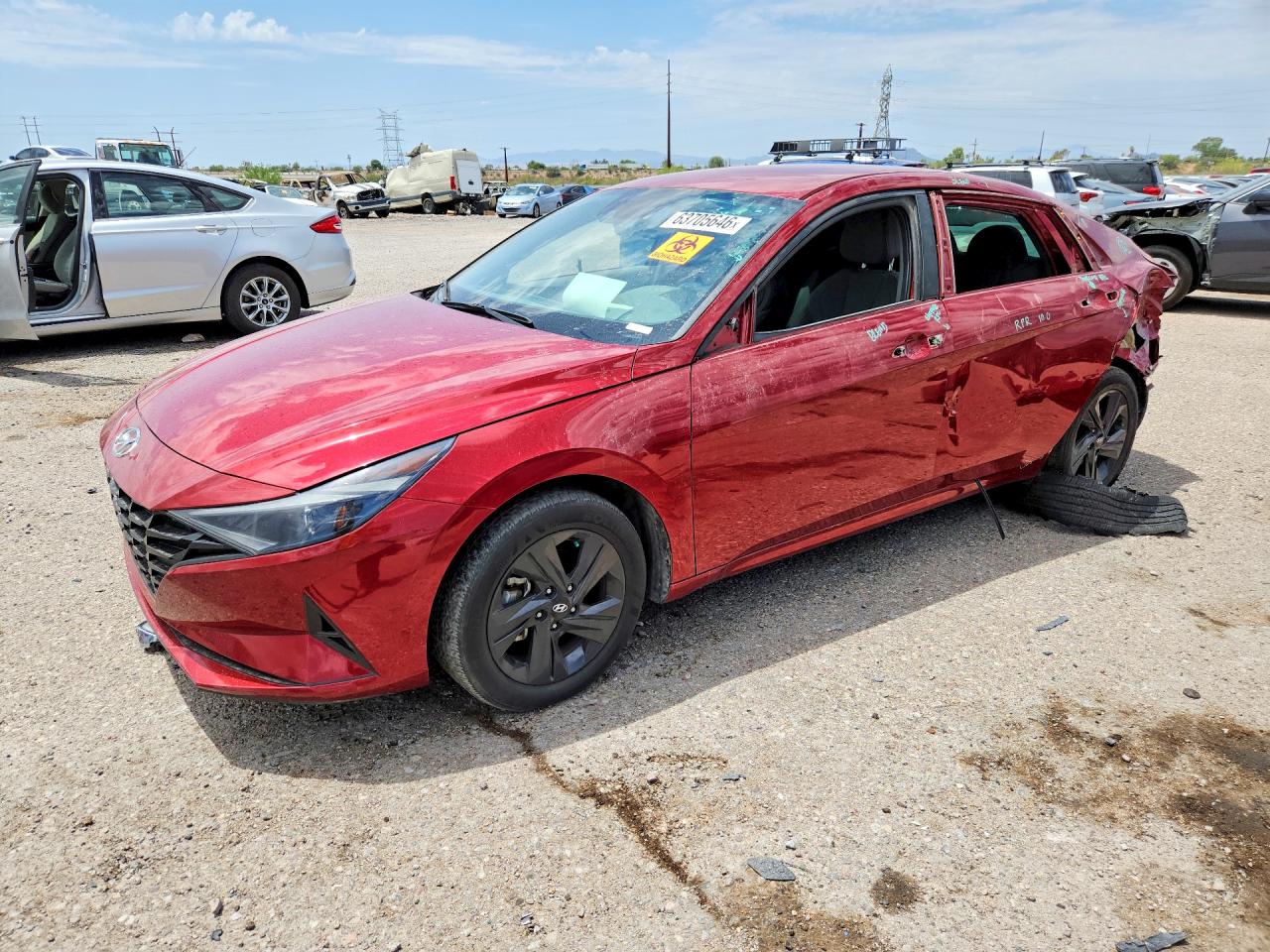 2023 Hyundai Elantra SEL, VIN KMHLM4AG6PU600525 — Rear end