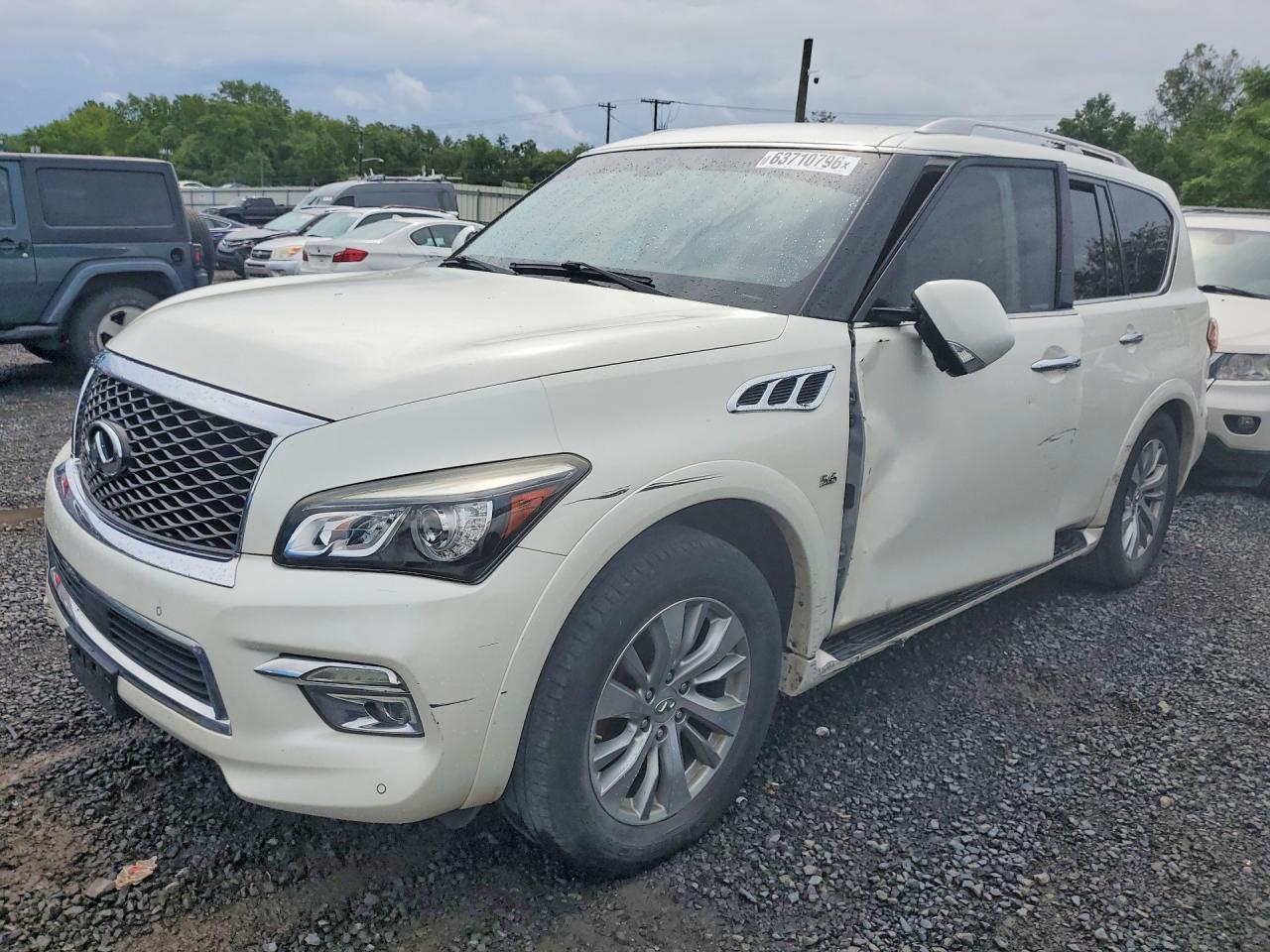 2016 Infiniti QX80, VIN JN8AZ2NF3G9610455 — Side