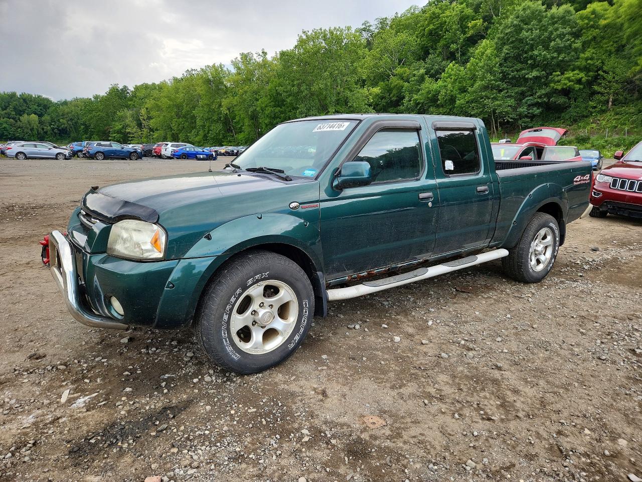2002 Nissan Frontier SVE SC LB, VIN 1N6MD29Y22C390592 — Front end