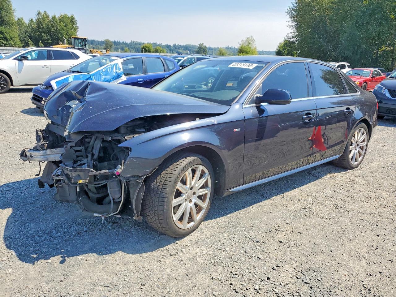 2012 Audi A4 Premium Plus, VIN WAUFFAFL8CA036336 — Front end
