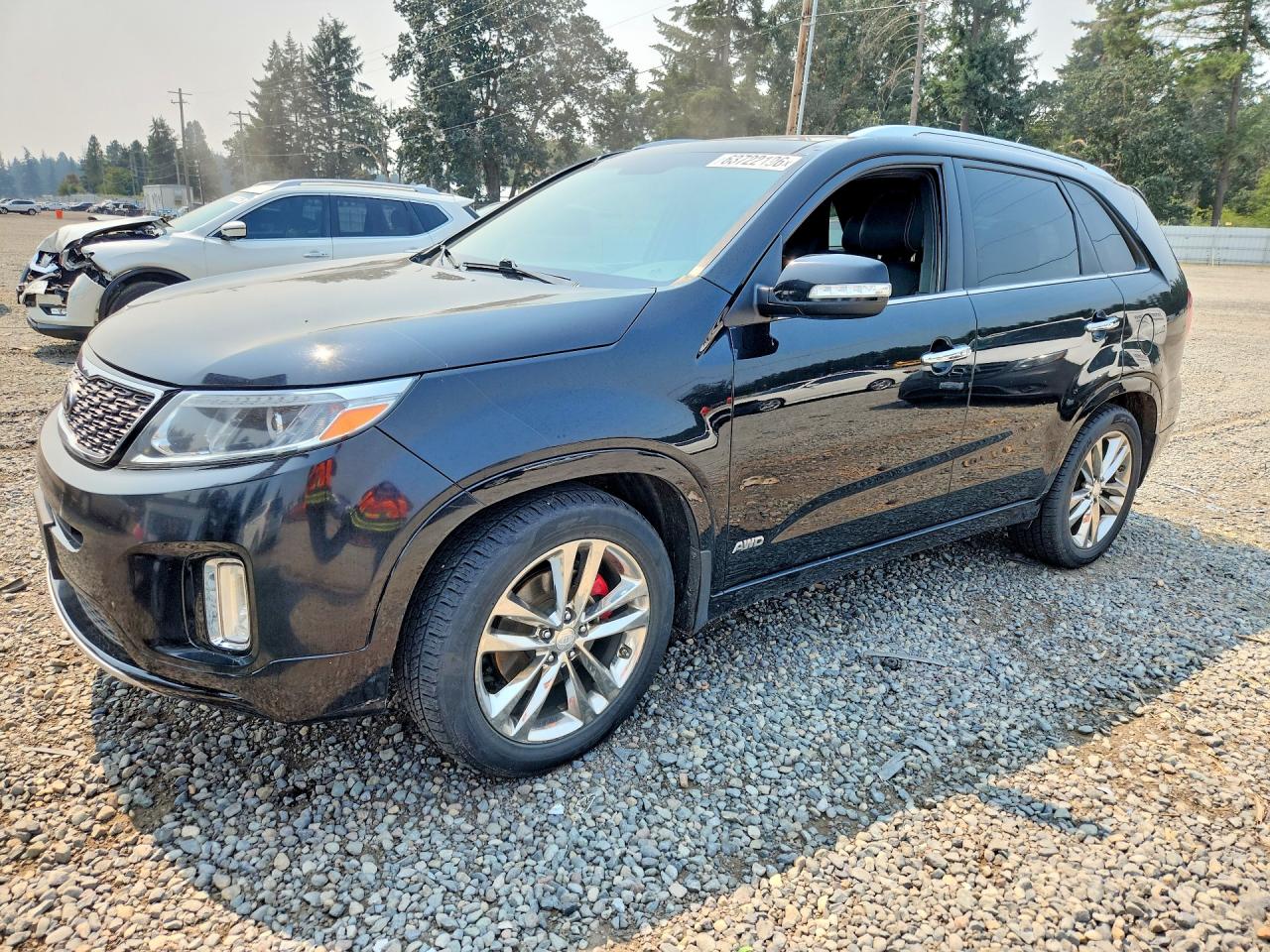 2014 Kia Sorento SX, VIN 5XYKWDA70EG449738 — Бок
