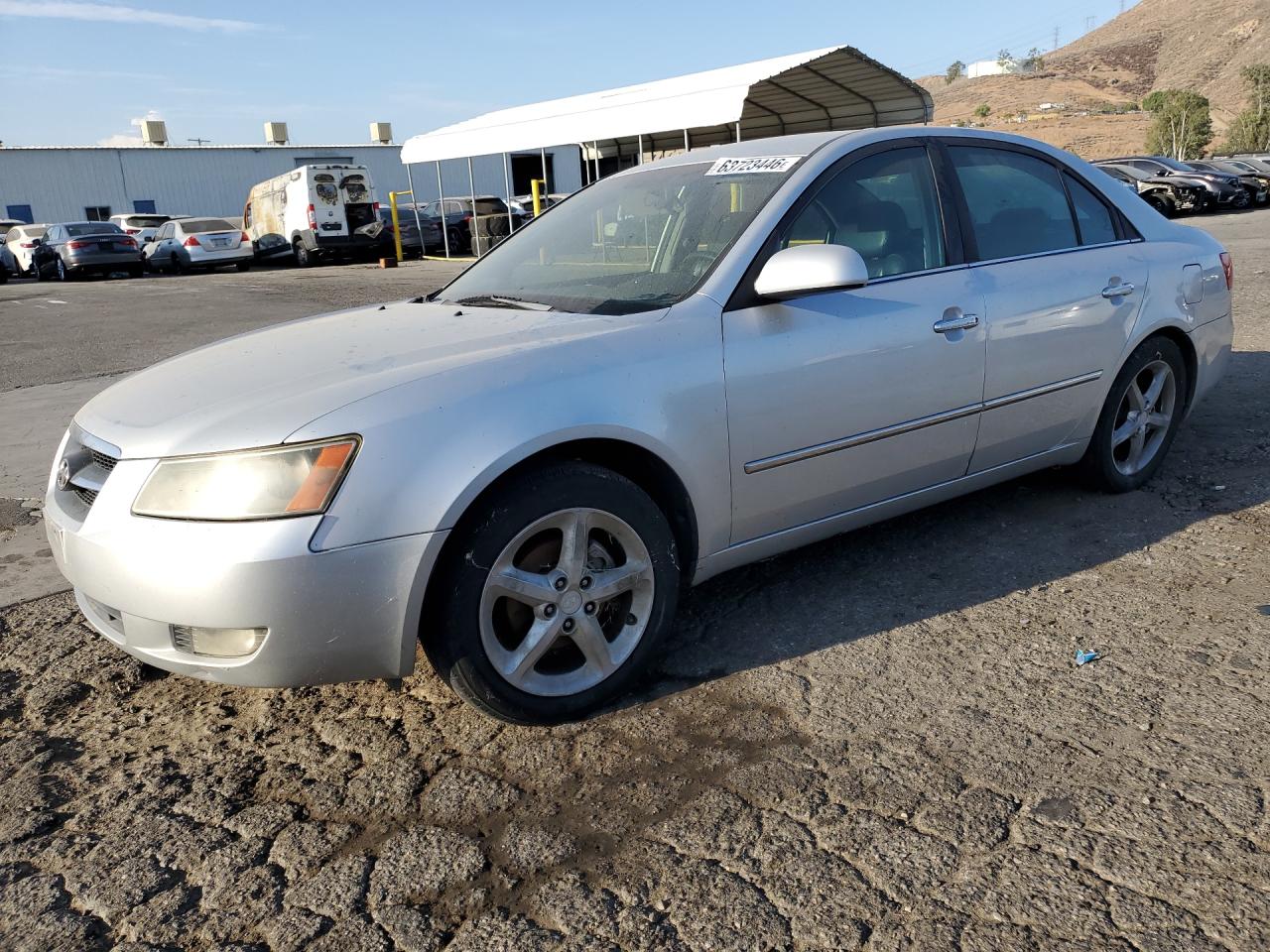 2008 Hyundai Sonata SE, VIN 5NPEU46C98H335436 — Side