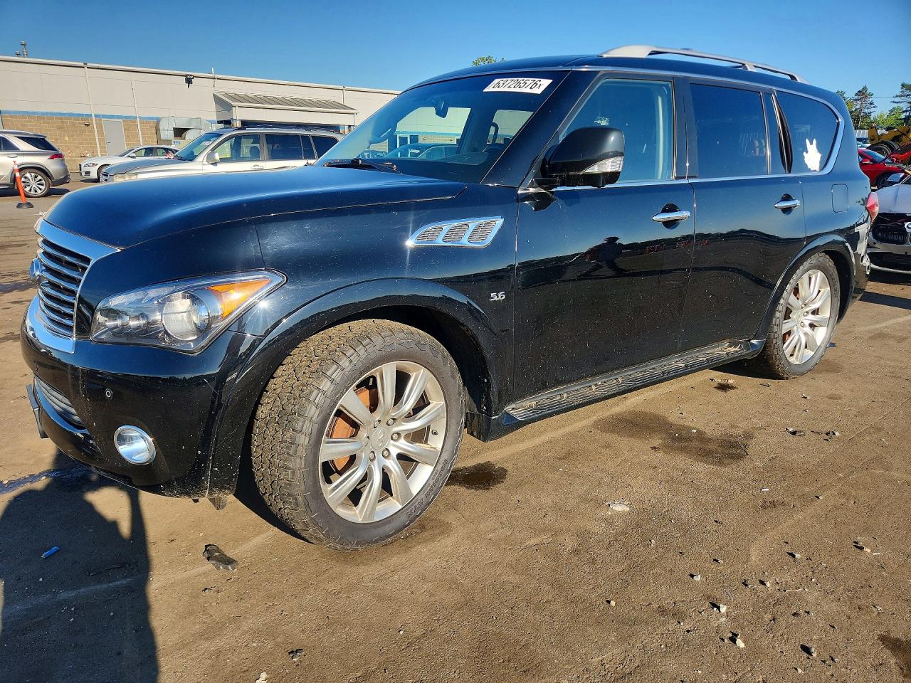 2014 Infiniti QX80, VIN JN8AZ2NEXE9061826 — Rear end
