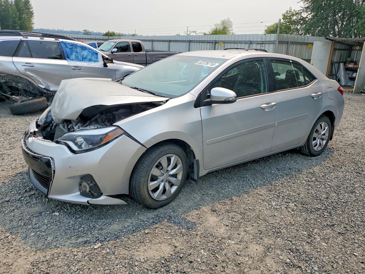 2015 Toyota Corolla S, VIN 2T1BURHE3FC253216 — Front end