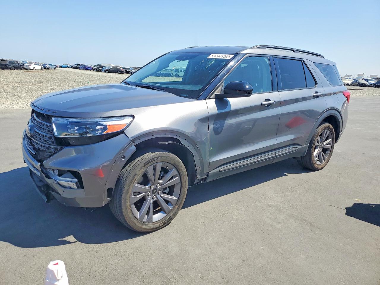 2022 Ford Explorer XLT, VIN 1FMSK8DHXNGB02837 — Front end