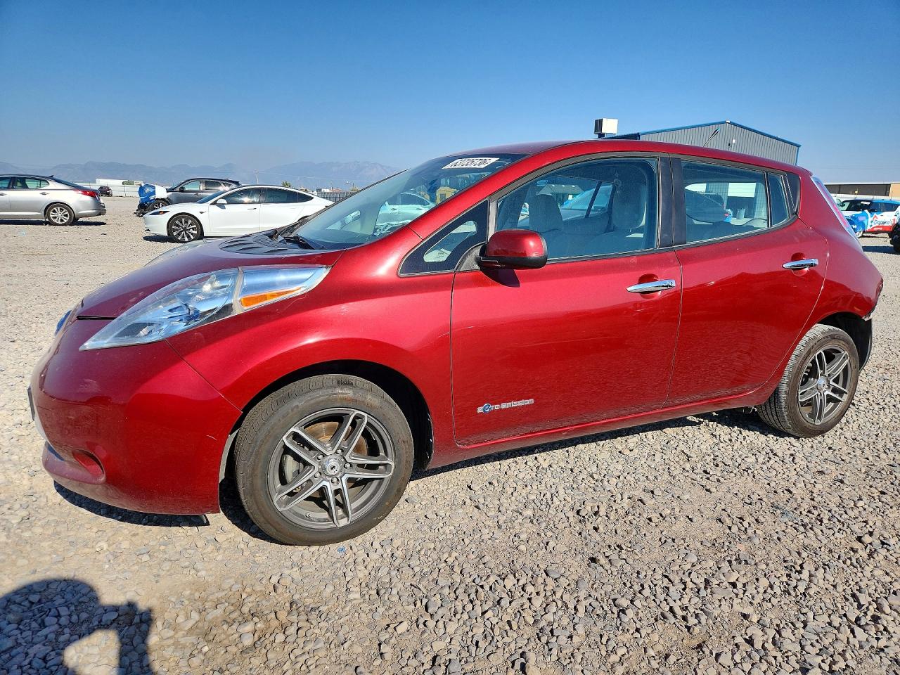2013 Nissan LEAF SV, VIN 1N4AZ0CP4DC403475 — Rear end
