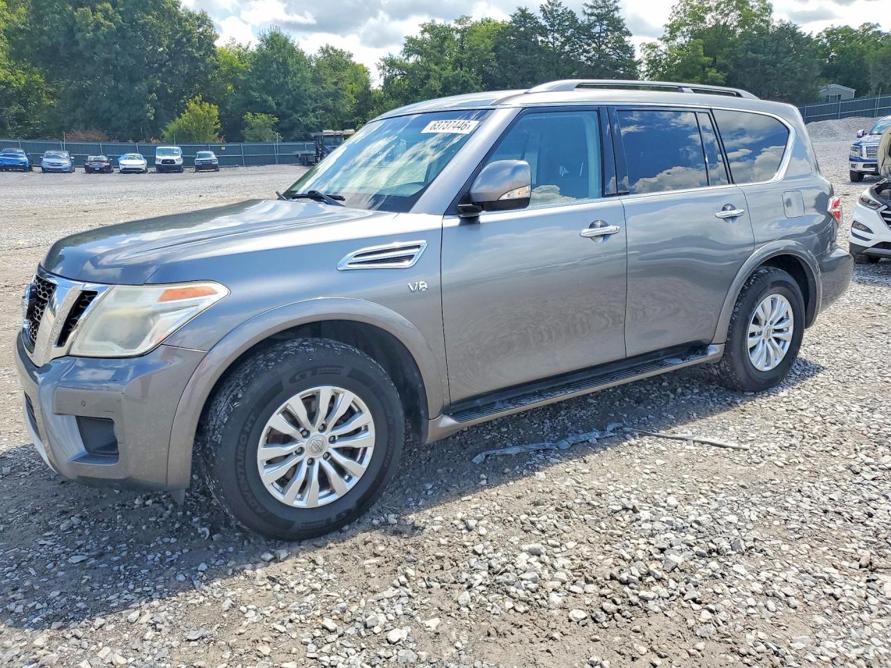 2017 Nissan Armada SL, VIN JN8AY2ND4H9002740 — Мелкие вмятины и царапины