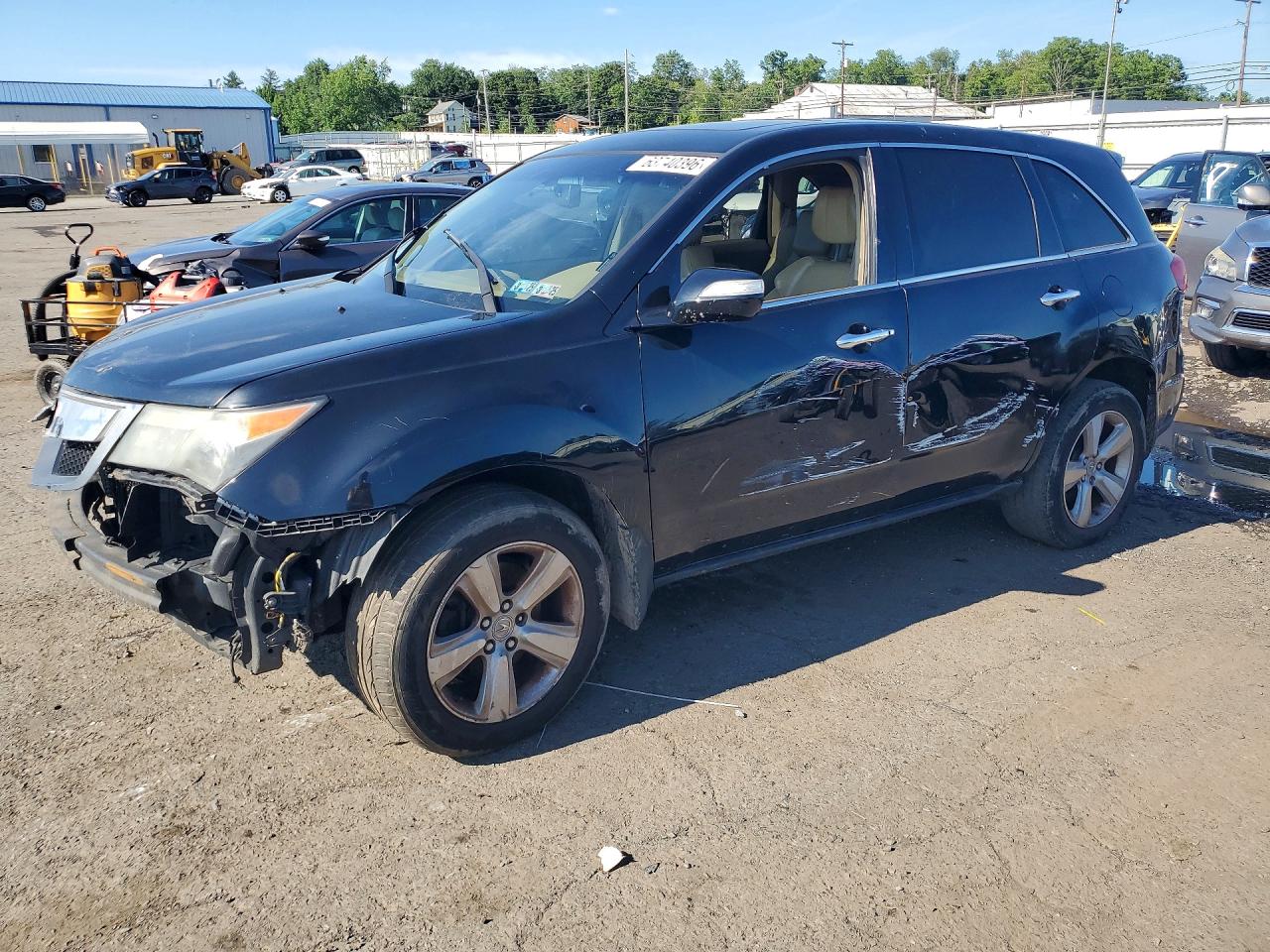 2010 Acura MDX, VIN 2HNYD2H21AH533670 — Front end