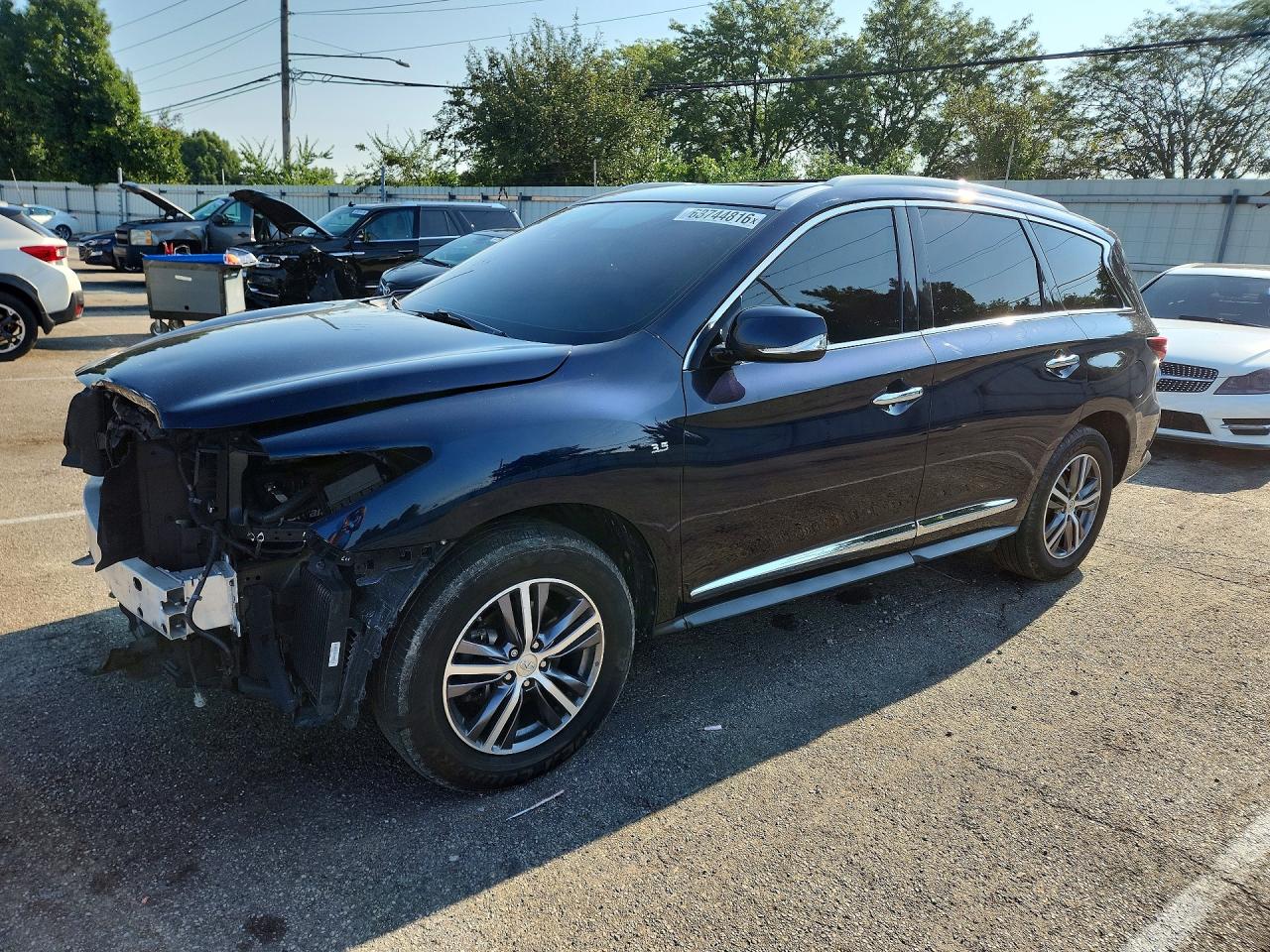 2019 Infiniti QX60 Luxe, VIN 5N1DL0MN3KC522200 — Перед