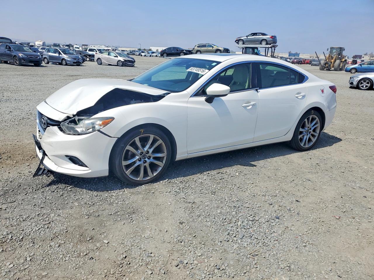 2014 Mazda 6 i Grand Touring, VIN JM1GJ1W63E1142079 — Front end