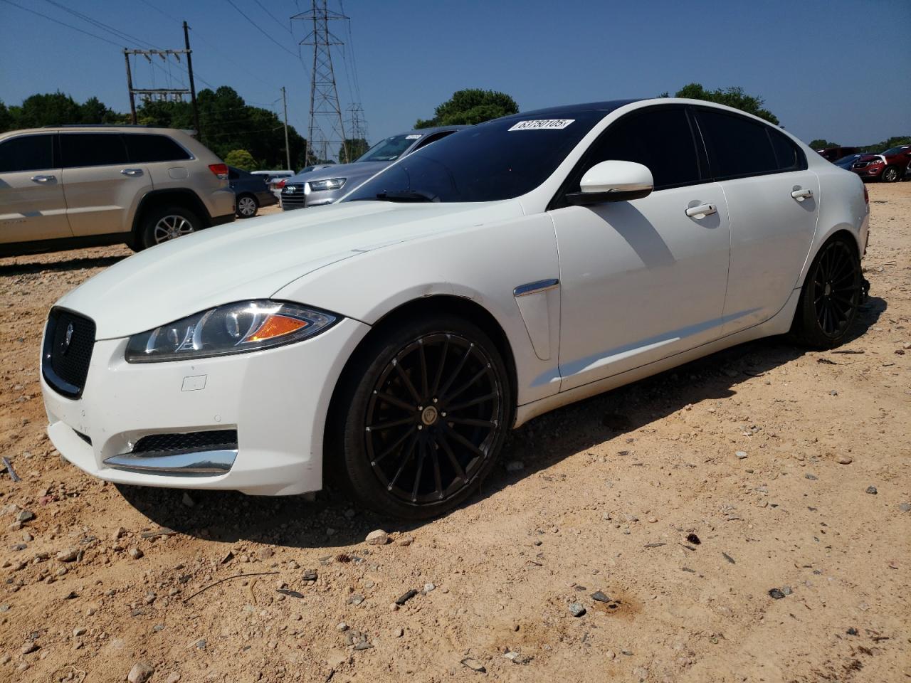 2015 Jaguar XF T Premium, VIN SAJWA0FS3FPU76910 — Rear end