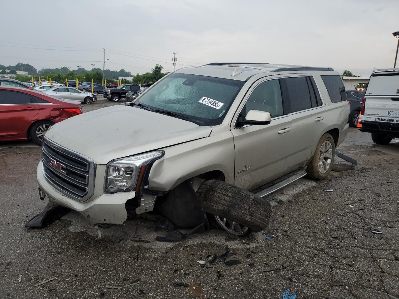 2017 GMC Yukon SLT, VIN 1GKS2BKC2HR298889 — Front end