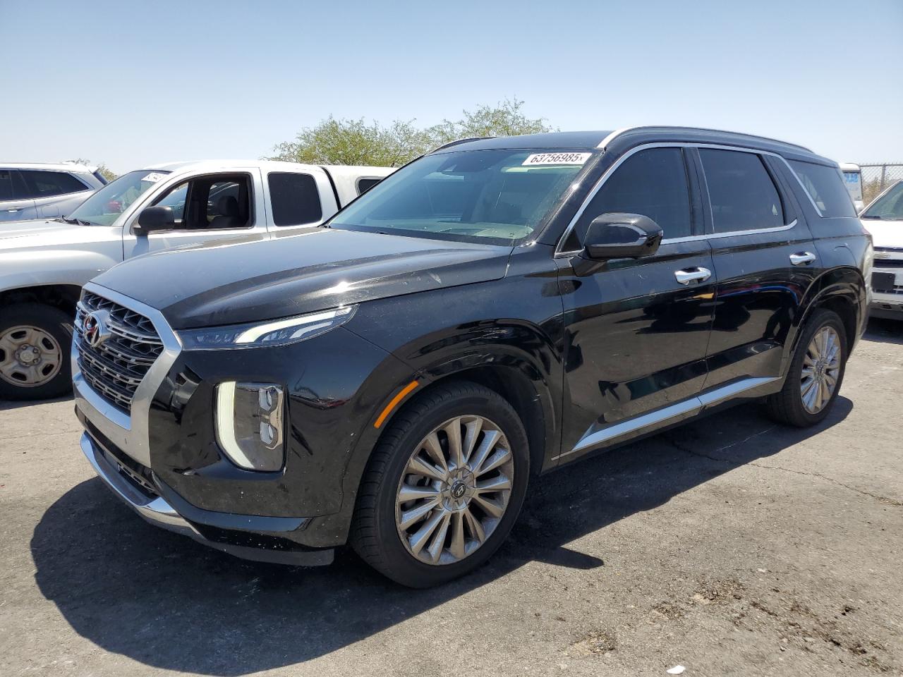 2020 Hyundai Palisade Limited, VIN KM8R54HE9LU042210 — Rear end