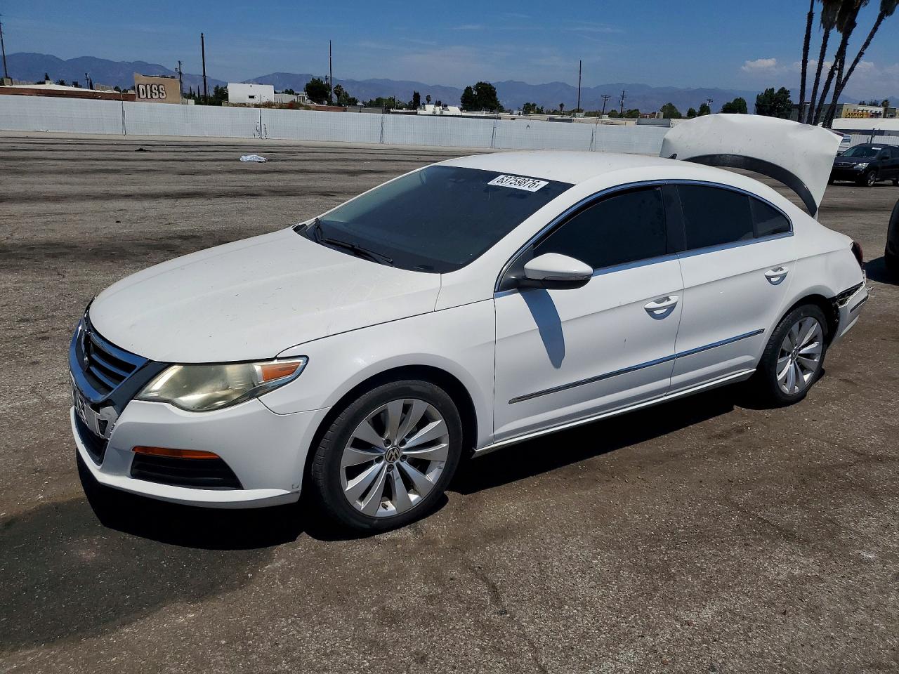 2012 Volkswagen CC Sport, VIN WVWMP7AN7CE522003 — Rear end
