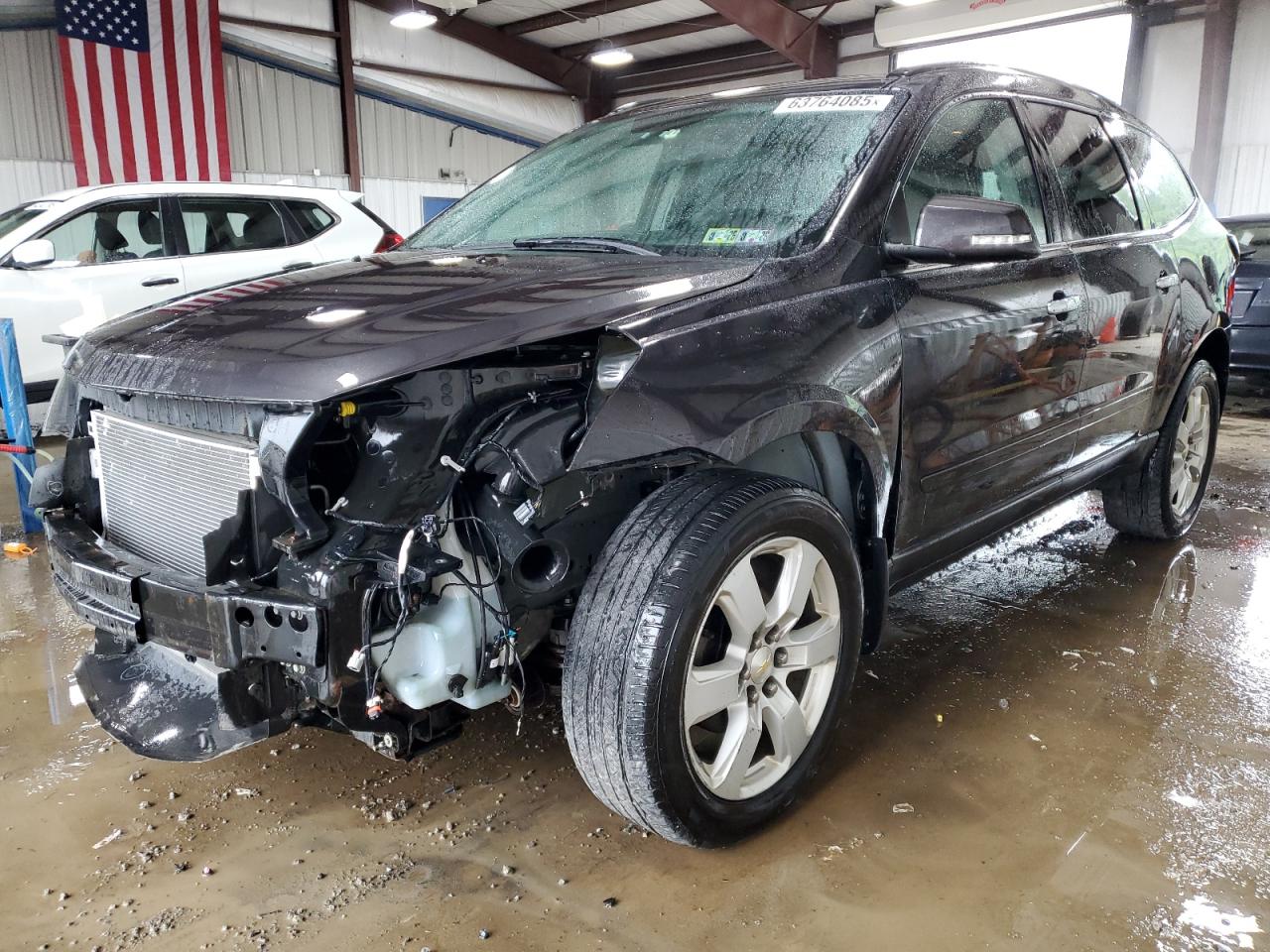 2017 Chevrolet Traverse LT, VIN 1GNKVGKD4HJ318705 — Front end