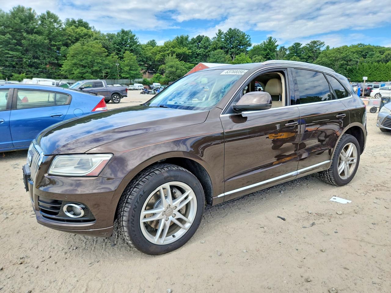 2014 Audi Q5 Premium Plus, VIN WA1CMAFP4EA096755 — Undercarriage