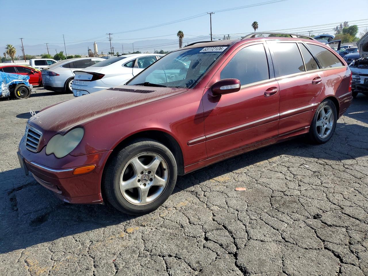 2002 Mercedes-Benz C 230/260/280/320, VIN WDBRH64J32F116944 — Зад