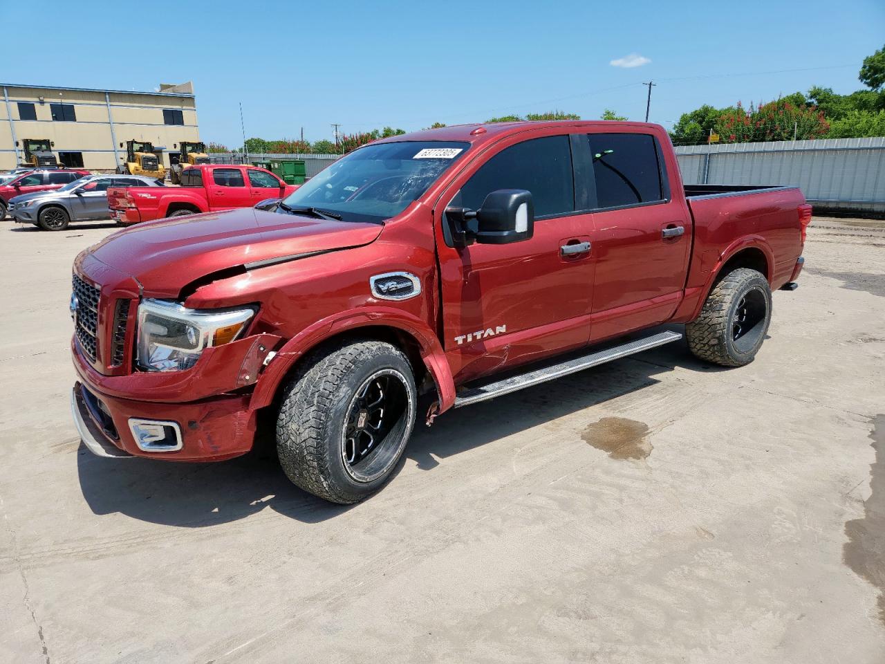 2017 Nissan Titan Pro-4X, VIN 1N6AA1E51HN524832 — Front end