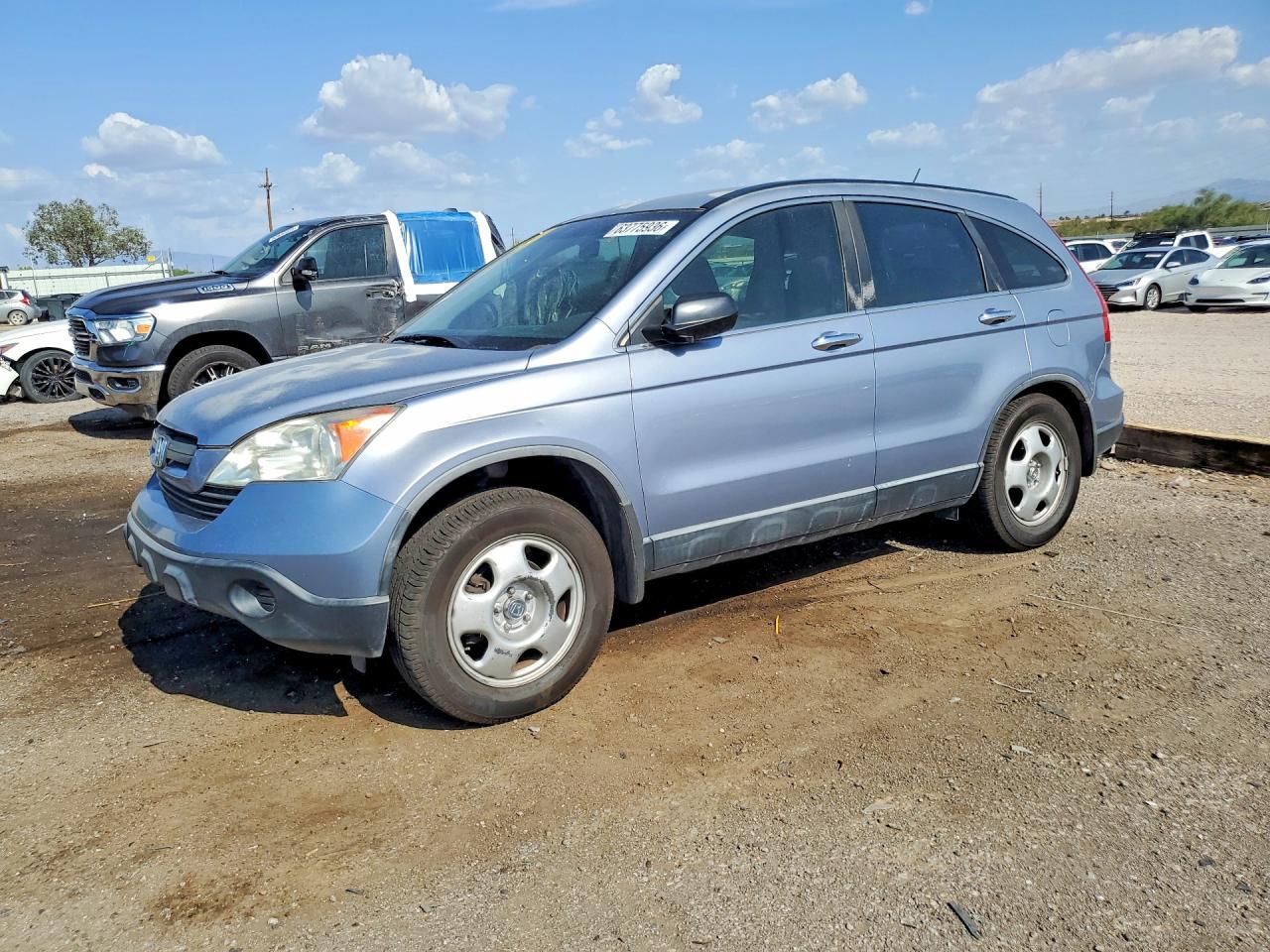 2008 Honda CR-V LX, VIN JHLRE38358C018905 — Зад
