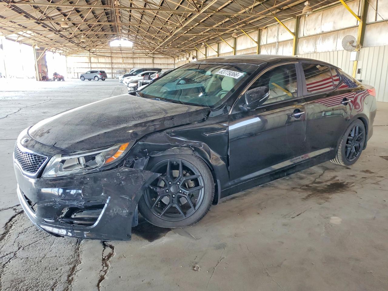 2015 Kia Optima LX, VIN 5XXGM4A79FG486174 — Перед