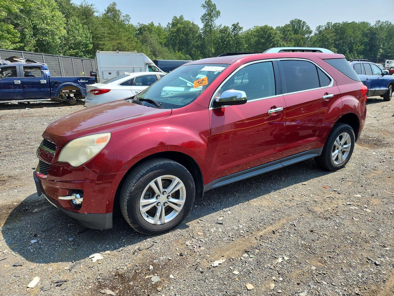 2012 Chevrolet Equinox LTZ, VIN 2GNFLGEK7C6348840 — Water / flood