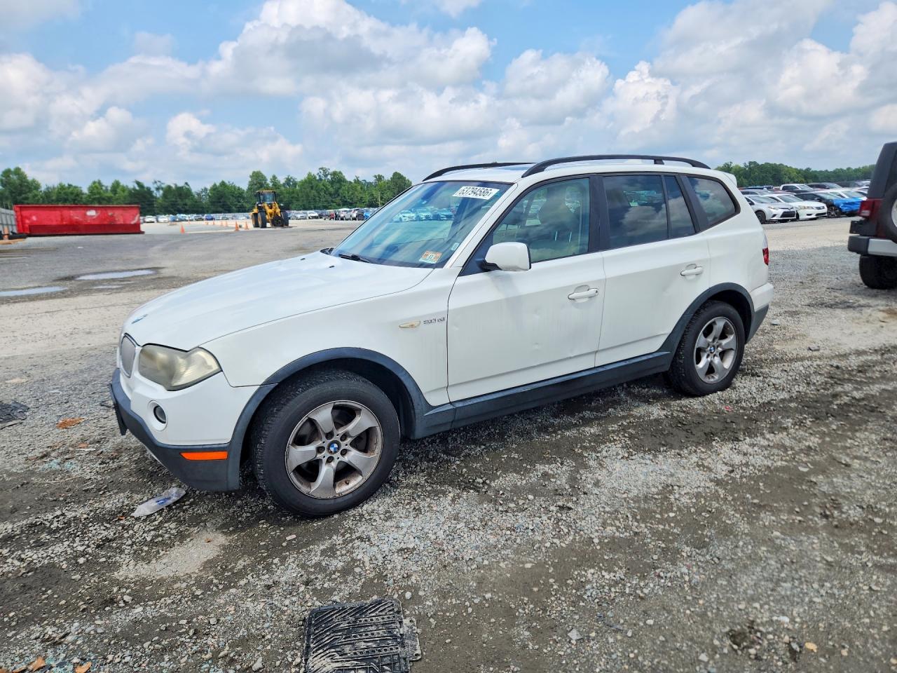 2007 BMW X3 3.0si, VIN WBXPC93447WF24595 — Мелкие вмятины и царапины