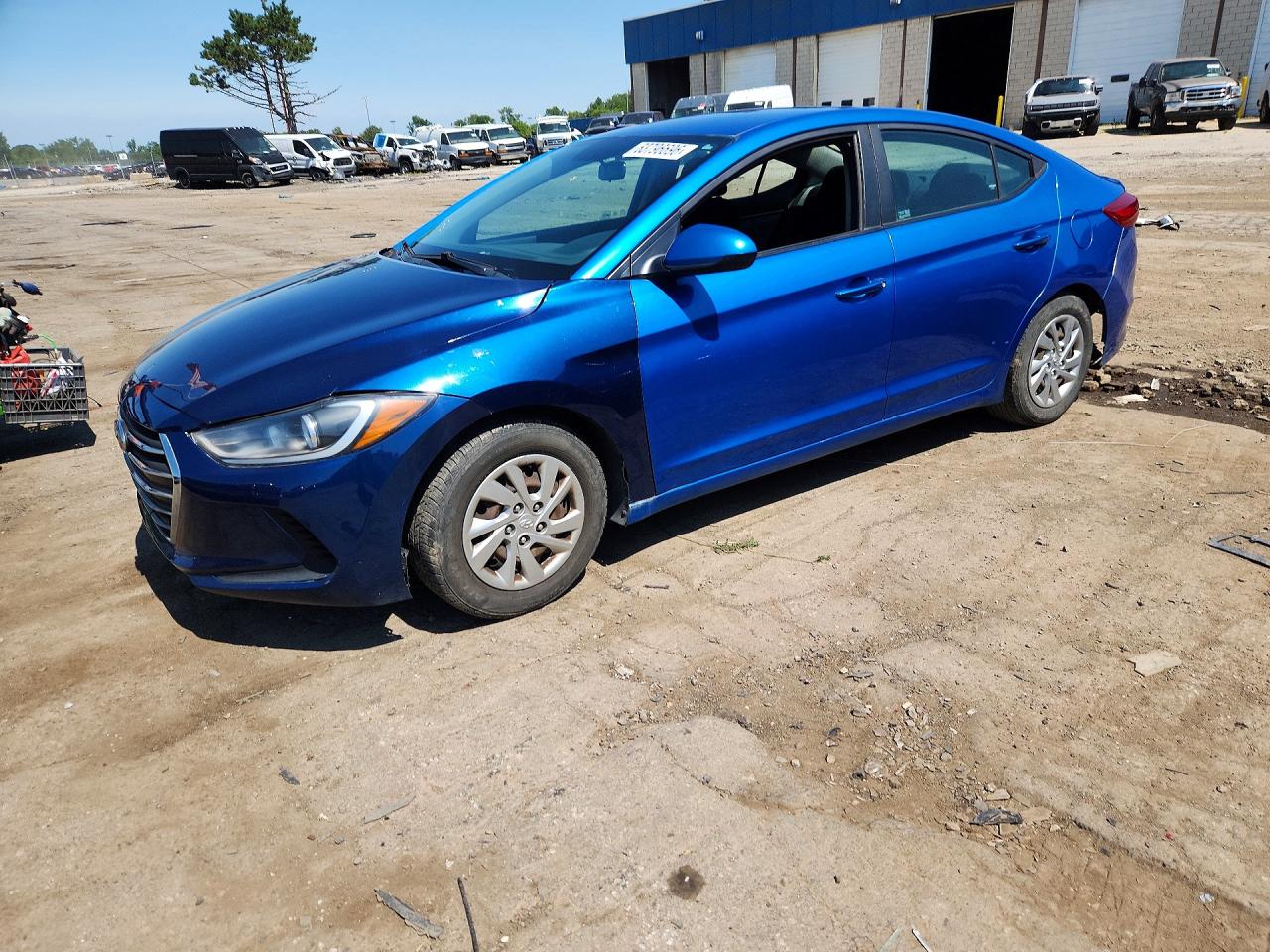 2017 Hyundai Elantra SE, VIN KMHD74LF1HU400685 — Перед