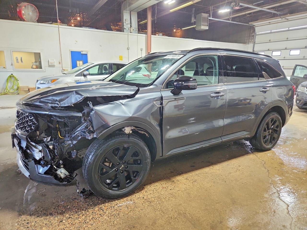 2021 Kia Sorento S, VIN 5XYRLDLC5MG036293 — Перед