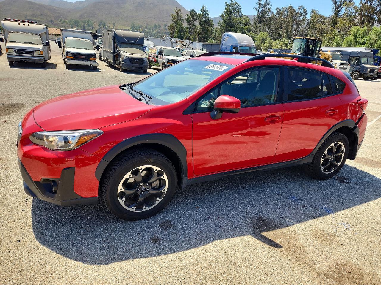 2021 Subaru Crosstrek Premium, VIN JF2GTAEC5M8246789 — Rear end