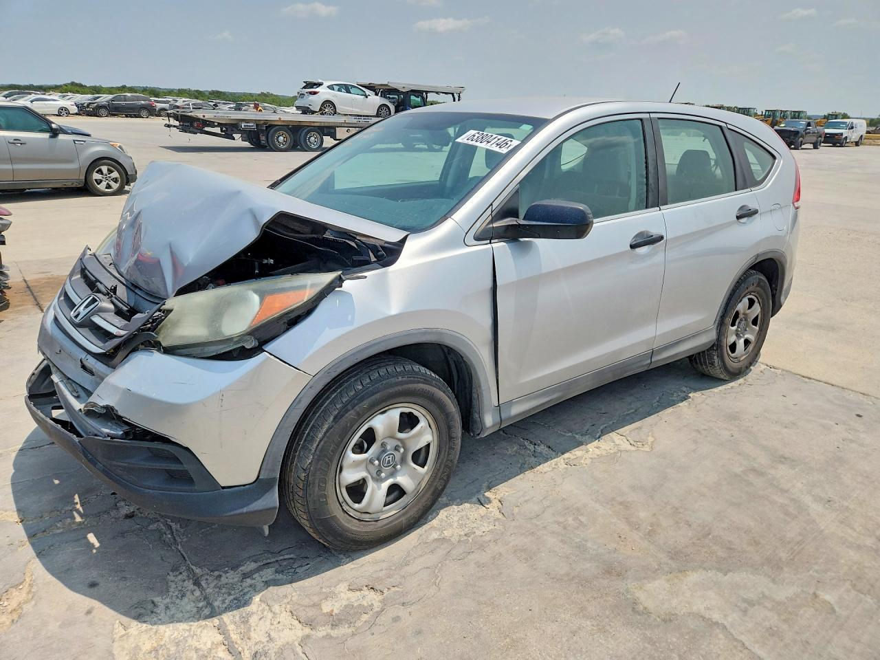 2014 Honda CR-V LX, VIN 3CZRM3H36EG709363 — Front end