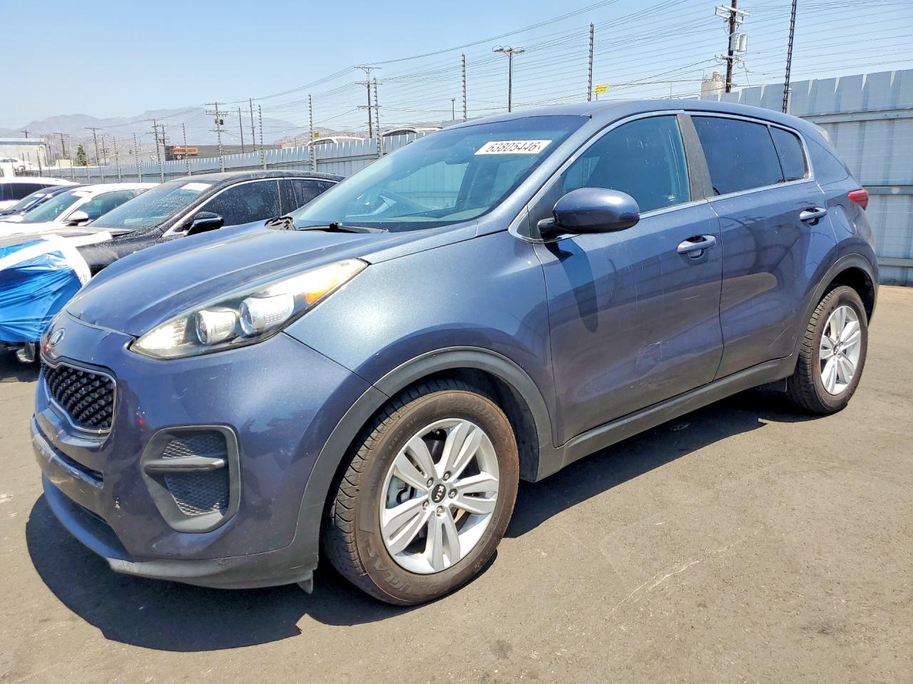 2019 Kia Sportage LX, VIN KNDPM3AC8K7597549 — Front end